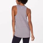 Lululemon Back In Action Tank Lavender Grey- Size Small Photo 1