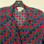 Talbots Vintage 70’ Checkered Double Breasted Blouse Photo 1