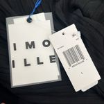 Simon Miller Asymmetric Wide Rib Maxi Dress in Black, Size L New w/Tag Black Size L Photo 12