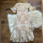 Saylor  Lace Maggy Dress In Nude Photo 3
