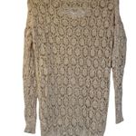 Maurice's sweater high/low style open crochet style size small Photo 1