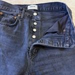 AGOLDE Los Angeles 90s Pinch Waist High Rise Distressed Jeans Size 25 Black Wash Photo 9