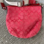 Coach crossbody Red Classic Minimalist canvas wipeable Signature Archives Photo 3