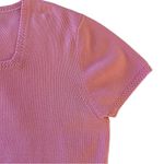 Dress Barn  Rose Pink Short Sleeve Ribbed Knit Square Neck Sweater Size 18/20 Photo 3