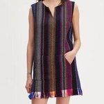 Levi's Levi’s made & crafted sleeveless blanket fringe dress woman size medium Photo 0