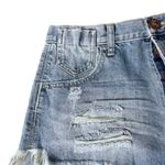One Teaspoon Le Wolves Distressed Denim Shorts Frayed Hem Women’s Size 26 Photo 5