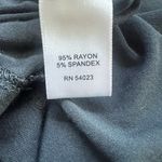 Banana Republic  Dark Grey Stretch Wrap Midi Dress‎ Long Sleeve Size Small Photo 8