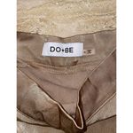 DO+BE  Gold  Metallic Flowy Skirt Size S A-line‎ Photo 1