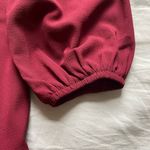 The Impeccable Pig  Ruffled Romper Dark Maroon Size M Photo 4