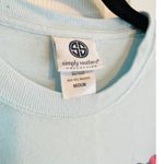 Simply Southern  Womens T Shirt Light Blue Jeep Hair Don't Care Dogs Graphic M Photo 4