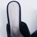 ZARA Basic Collection Faux Suede Clear Acrylic Round Heel Photo 7