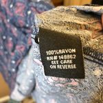 Torrid Medallion Tie Back Cutout Challis Sleeveless Dress Navy Blue Red White 0 Photo 5