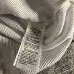 J.Crew White Ribbed Tank Top Womens Sleeveless Knit Shirt Cotton Blend Size S Photo 2