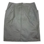 TSE  Khaki Cotton and Silk Mini Skirt Photo 0