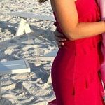 Pink Strapless Dress Photo 3