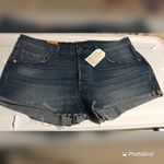 Levi's Short Fray Levi Denim Shorts Size 32 NWT Photo 3