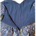 Miss Me Y2K  Navy Dark Romantic Grunge Fairycore Floral Corset Top Women S Boho‎ Photo 2