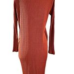 Maje  Milan Long Ribbed Cardigan Sweater Terracotta Cotton Knit Coat 1 Small EUC Photo 7
