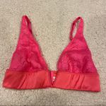 Free People intimately  pink lace bralette size extra small Photo 0