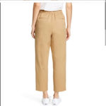 Alex Mill Officer High Rise Straight‎ Leg Pant 2 Khaki Tan Cotton Twill Military Photo 3
