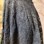 Free People Black Fit’n’Flare All Over Lace Mini Dress size M Photo 10