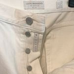 Lucky Brand women's size 16 / 33" off white button fly raw hem TRAVELER shorts Photo 1