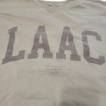 Los Angeles Athletic Club Sweatshirt Size XL LAAC Graphic Print Sweatshirt Beige Tan Photo 3