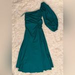 Ulla Johnson NWOT Fiorella One Shoulder Cotton Poplin Turquoise Midi sz 6 Photo 6