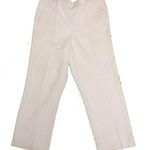 Alfred Dunner Classic Fit Pants 18 Plus Size Womens Nylon Pull On Pant NWT White Photo 0