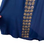 Haute Hippie Silk Dress with Gold Medal Embellishments Size Small Photo 2