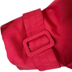 Alfani  Red Nylon Cotton Collared Snap Up Lined Spring Fall Jacket Size L Photo 3