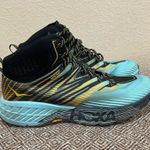 Hoka One One Womens Speedgoat Mid 2 GTX 1106533 Blue Running Shoes Sz 11 Outdoor Photo 0