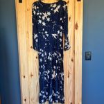 Little White Lies Constellation Long Sleeve Maxi Dress size Medium Blue Photo 7
