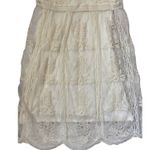 Sundance  Boho Floral Embroidered Cream Sheath Midi Dress Size XS‎ Photo 11