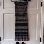 Zimmermann Zimmerman Wonderland Melange Knit Midi Skirt Size 1 US Size 2 Sz 4 Denim Stripe Photo 4