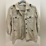 Selene Sport Cream Trench Coat with Belted Waist Size L Photo 9