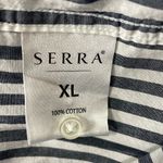 Serra  Striped Button Top Photo 5