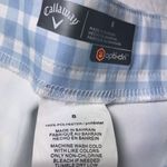 Callaway  Plaid White Blue Golf Shorts Size 8 Photo 3