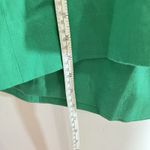 Talbots Blazer Womens 14 Kelly Green Linen Cropped Double Breasted Preppy Jacket Photo 7