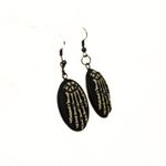 Handmade Gothic Victorian "Mourning Touch" Halloween Goth Skeleton Hand Cameo Earrings Photo 2