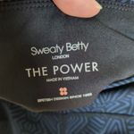 Sweaty Betty The Power Leggings 7/8 Length Navy Black Geo Print Women's Small Photo 4