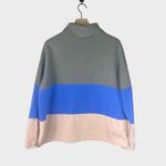 Urban Outfitters Vintage 2000's Out From Under  Women's Block Stripe Turtleneck Sweatshirt Photo 1