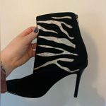 Colin Stuart  Ankle Zebra Animal Print Boots Ankle Stiletto Heels Women's Size 10 Photo 4