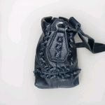 Liebeskind  Berlin Women Black Soft‎ Pebbled Leather Embellished  Crossbody Purse Photo 5