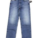 RE/DONE NWT  Women's 70s Stove Pipe Jeans Size 28 Blue Straight Leg Denim Photo 0