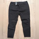 Massini NEW PLUS 22 3X Black Studs Ripped Knees Skinny Jeans NWT Photo 3