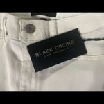 Black Orchid Noah Frayed Hem Ankle White Skinny Jeans Size 24 NWT Photo 4