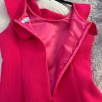 She & Sky Pink  Waffle Print Pink Dress Photo 7