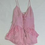 Free People Brielle Romper Playsuit Womens Size L Boho Girly Cottagecore Photo 2