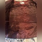 Vintage Carol Craig Lace Overlay Cropped Jacket Bow Crop Bolero Brown Sz 12 Photo 12